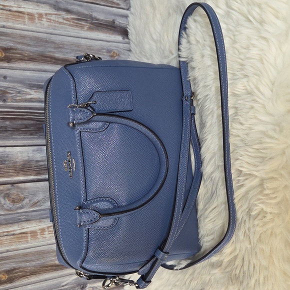 Coach Handbags - Coach Sky Blue Satchel